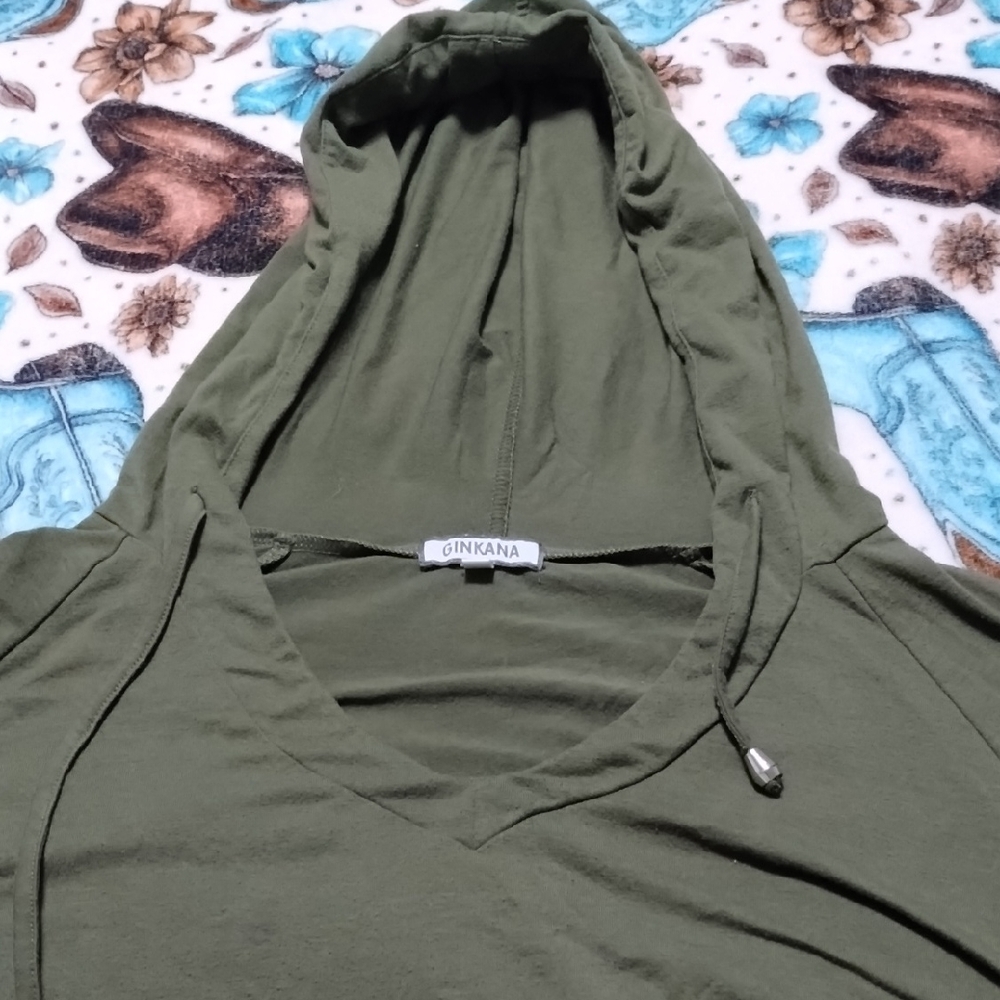 Women's Casual Green Hoodie